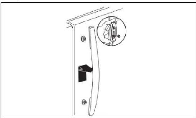 WHIRLPOOL WRB322DMBSS - REFRIGERATOR DOOR HANDLES - 4