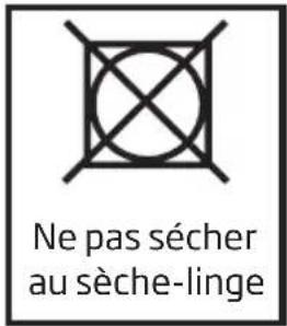 Ne pas sécher au sèche-linge