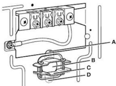 WHIRLPOOL CGM2779JWH - Serre-câbles du cordon d'alimentation - 1