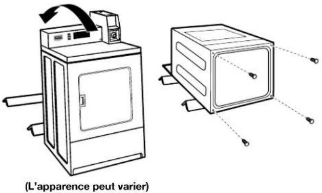 WHIRLPOOL CGM2779JWH - Préparation de la sécheuse pour les pieds de nivellement - 1
