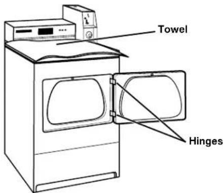 WHIRLPOOL CGM2779JWH - Remove the Door Assembly - 1