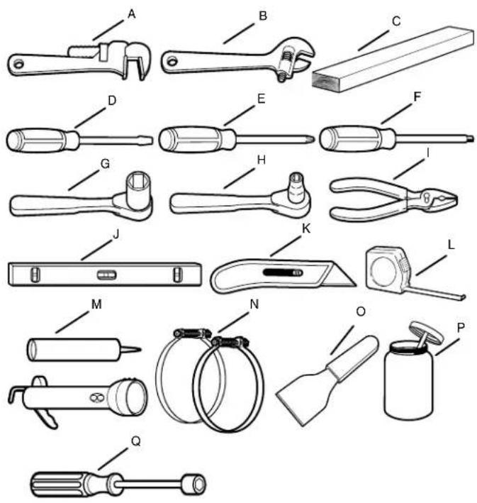 WHIRLPOOL CGM2779JWH - TOOLS AND PARTS - 1