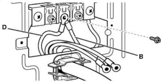 WHIRLPOOL CGM2779JWH - Cómo hacer la conexión de los cables a tierra y neutro - 2