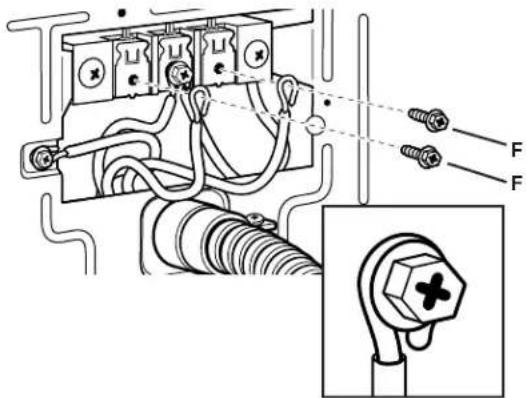 WHIRLPOOL CGM2779JWH - Cómo conectar los cables restantes - 1
