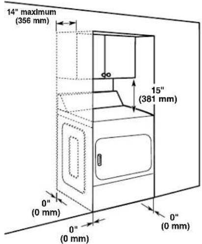 WHIRLPOOL CGM2779JWH - Clearances - 1