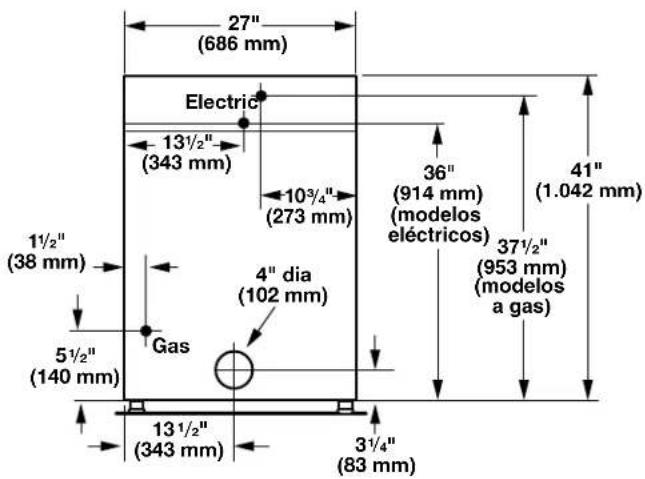 WHIRLPOOL CGM2779JWH - Dimensiones - 2