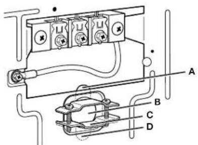 WHIRLPOOL CGM2779JWH - Power Supply Cord Strain Relief - 1