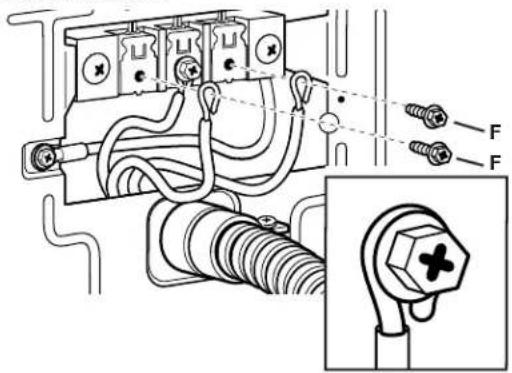 WHIRLPOOL CGM2779JWH - Cómo conectar el cable neutro - 3