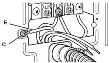 WHIRLPOOL CGM2779JWH - Cómo hacer la conexión a tierra del cable directo - 1