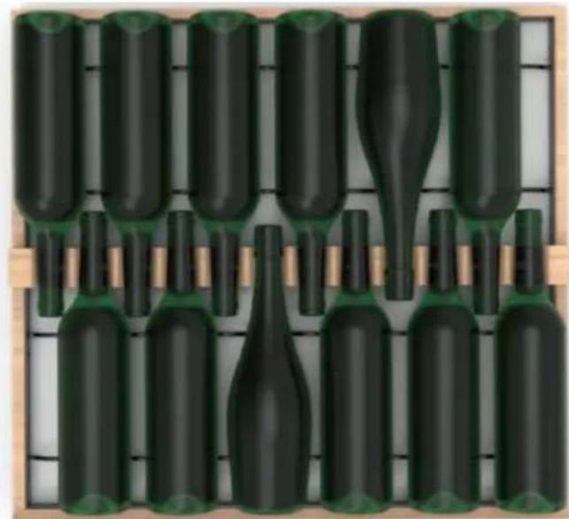 LA SOMMELIERE ECELLAR150G2 - Verbonden oplegplanken - 1