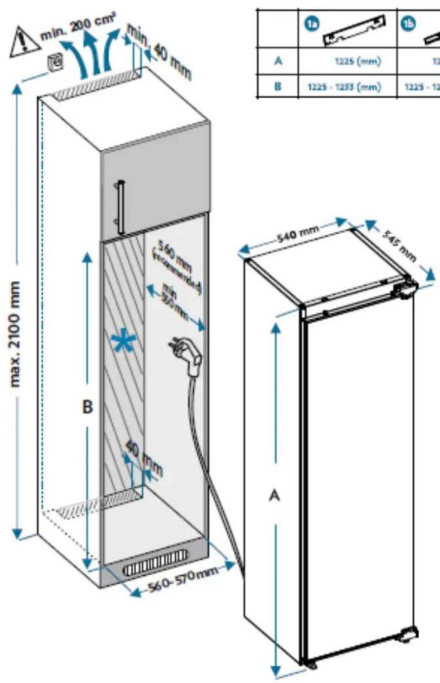 DE DIETRICH DRL1240ED - Installation de l'appareil - 7