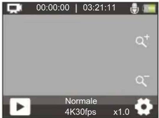 Akaso 4 Pro Action Cam - Zoom avanti o indietro - 1