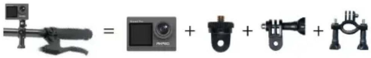 Akaso 4 Pro Action Cam - Montaje de Tu Camara - 6