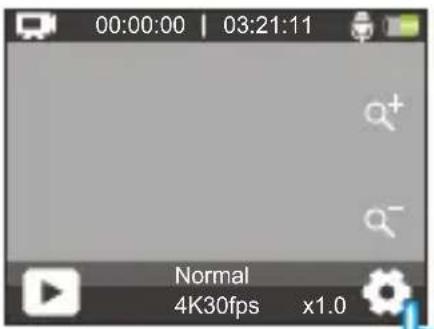 Akaso 4 Pro Action Cam - Modo Normal - 1