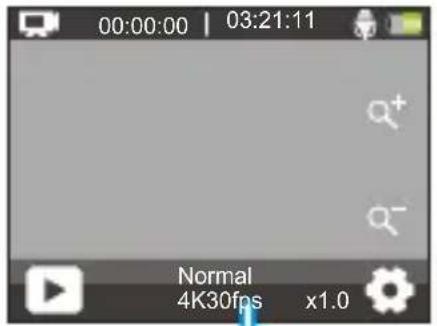 Akaso 4 Pro Action Cam - Mode Video time-lapse - 1