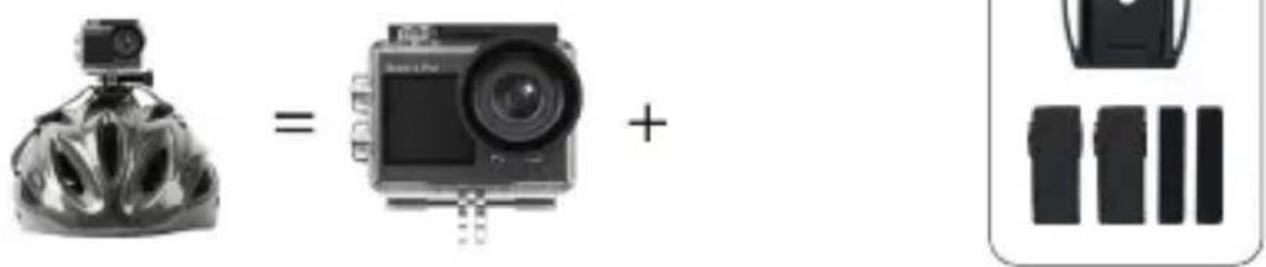 Akaso 4 Pro Action Cam - Montaje de Tu Camara - 4