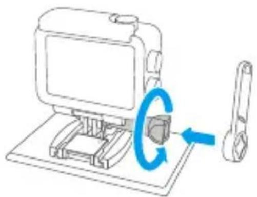 Akaso 4 Pro Action Cam - 防水八ウジングをハックージボットスから取り外す - 1