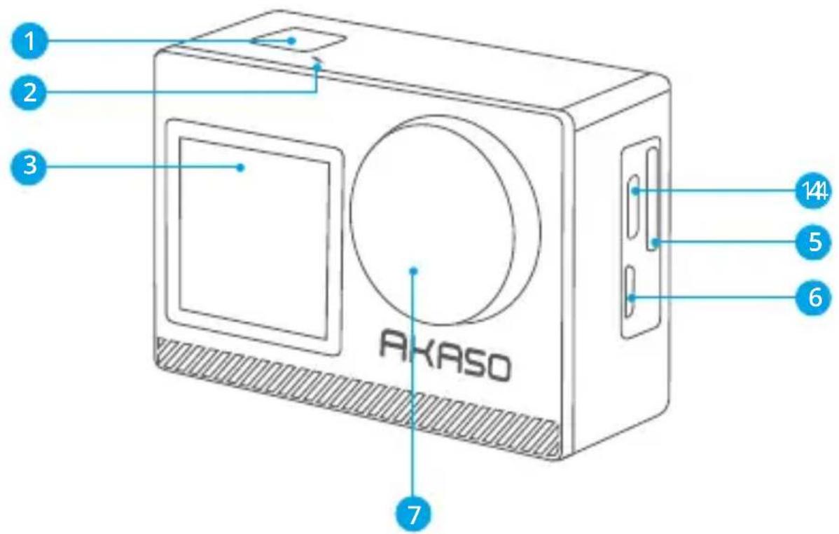 Akaso 4 Pro Action Cam - あたの Brave4Pro - 1