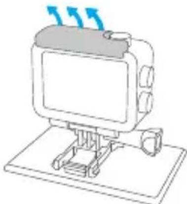 Akaso 4 Pro Action Cam - Nehmen Sie die Kamera aus dem Wasserdichtes Gehäuse - 1
