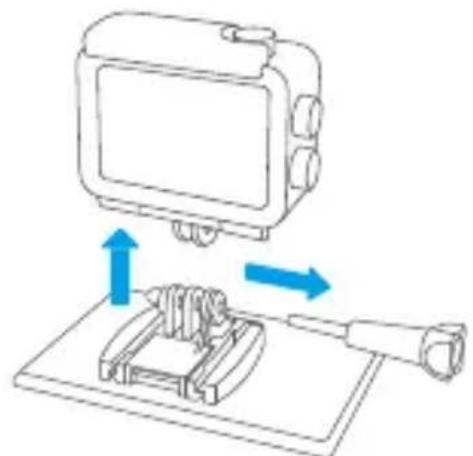 Akaso 4 Pro Action Cam - Nehmen Sie das wasserdichte Gehäuse aus dem Verpackungskarton - 2