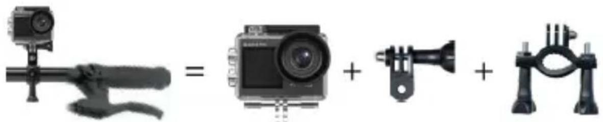 Akaso 4 Pro Action Cam - Mounting Your Camera - 8