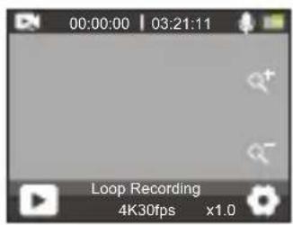 Akaso 4 Pro Action Cam - Loop Record Mode - 4