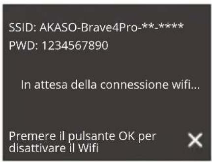 Akaso 4 Pro Action Cam - Attivazione del Wifi - 3