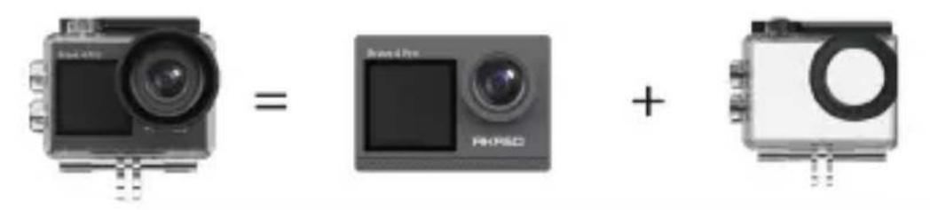 Akaso 4 Pro Action Cam - Montage de l'ordinateil photo - 1