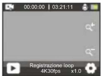 Akaso 4 Pro Action Cam - Modalità Registrazione loop - 4