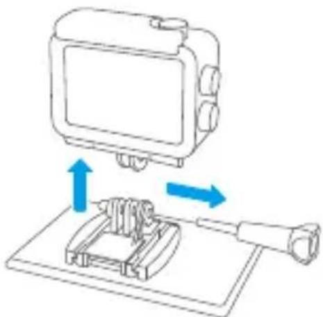 Akaso 4 Pro Action Cam - Scollegare il custodia impermeabile alla scatola di confezionamento - 2