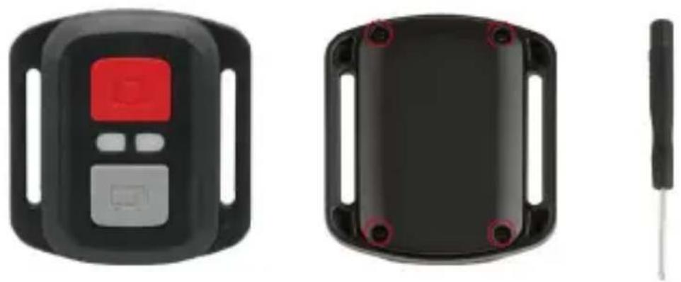 Akaso 4 Pro Action Cam - Sostituzione della batteria CR2032 del telecomando - 1