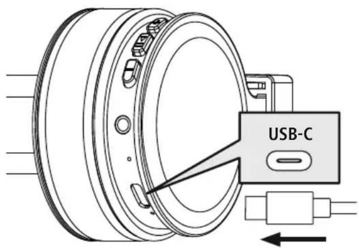HAMA Freedom Lit II - Oprirea și conectarea căștilor - 1