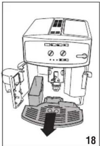 DELONGHI Caffè Corso ESAM2502 - Καθαρισμός δοχείου για κατακάθια καφέ - 1