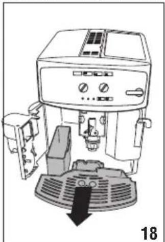 DELONGHI Caffè Corso ESAM2502 - Pulizia del contenitore dei fondi di caffè - 1
