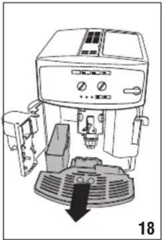 DELONGHI Caffè Corso ESAM2502 - Reinigung des Kaffeesatzbehälters - 1