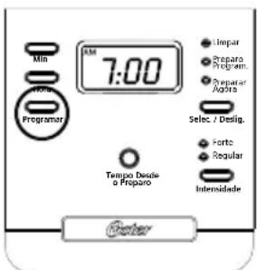 OSTER BVSTDC4401RD - Para selecionar a hora do preparo programado: - 3