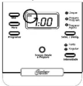 OSTER BVSTDC4401RD - Para selecionar a hora do preparo programado: - 2