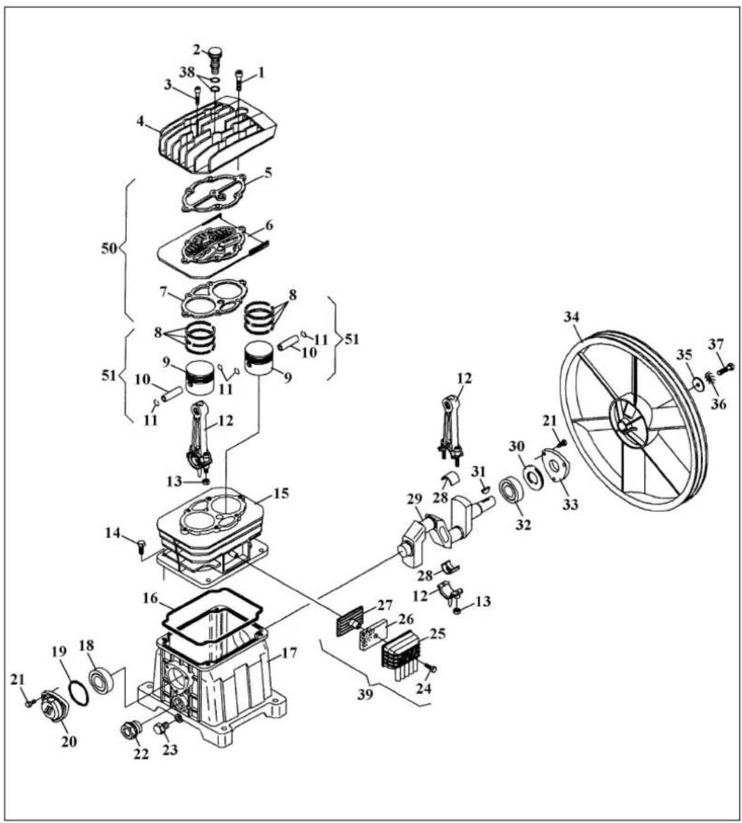 EINHELL EURO 403/100D - Paineilmakojeistoselitys - 2