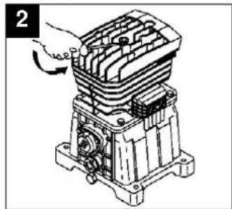 EINHELL EURO 403/100D - Bujão de enchimento de óleo: - 1