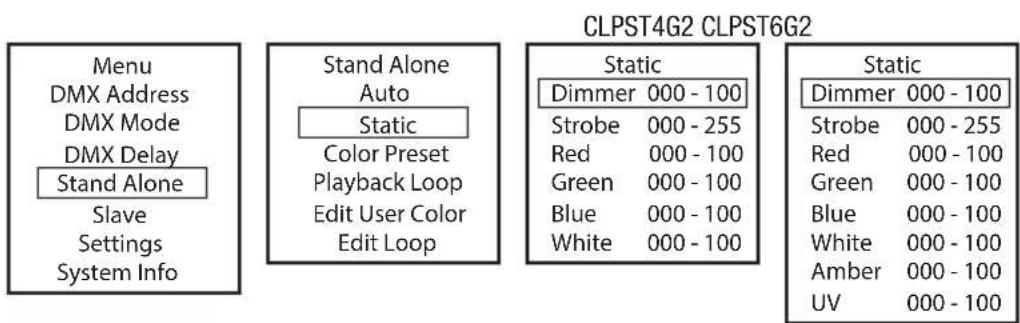 Cameo Studio PAR 4 G2 - STATIC STANDALONE MODE - 1