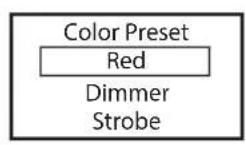 Cameo Studio PAR 4 G2 - STAND-ALONE-BETRIEBSART COLOR PRESET - 3