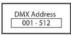 Cameo Studio PAR 4 G2 - CONFIGURAR LA DIRECCION INICIAL DMX (DMX Address) - 2