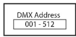 Cameo Studio PAR 4 G2 - USTAWIANIE ADRESU STARTOWEGO DMX (DMX Address) - 2