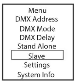 Cameo Studio PAR 4 G2 - MODE SLAVE - 3