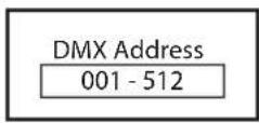 Cameo Studio PAR 4 G2 - RéGLAGE DE L'ADRESSE DE DÉPART DMX (DMX Address) - 2