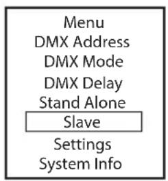 Cameo Studio PAR 4 G2 - MODE SLAVE - 1