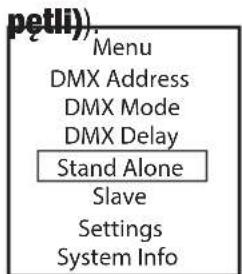 Cameo Studio PAR 4 G2 - TRYB PRACY STANDALONE PLAYBACK LOOP - 1