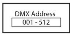 Cameo Studio PAR 4 G2 - CONFIGURING DMX START ADDRESS (DMX Address) - 2