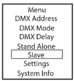 Cameo Studio PAR 4 G2 - SLAVE MODE - 1