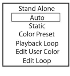 Cameo Studio PAR 4 G2 - MODALITA DI FUNZIONAMENTO AUTO - 2